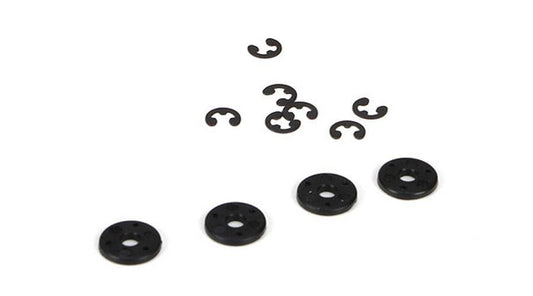 Losi LOSB1913 Shock Piston Set Mini 8IGHT 8IGHT-T 8ight-DB - PowerHobby