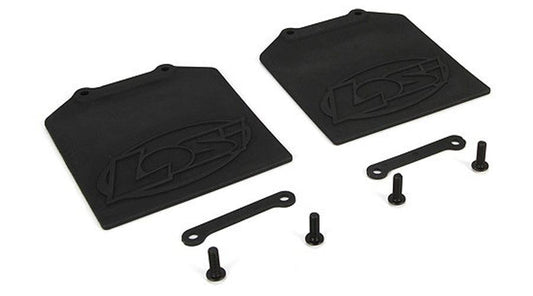 Losi LOSB2581 Mud Flap & Retainer Set (2): 5IVE-T - PowerHobby