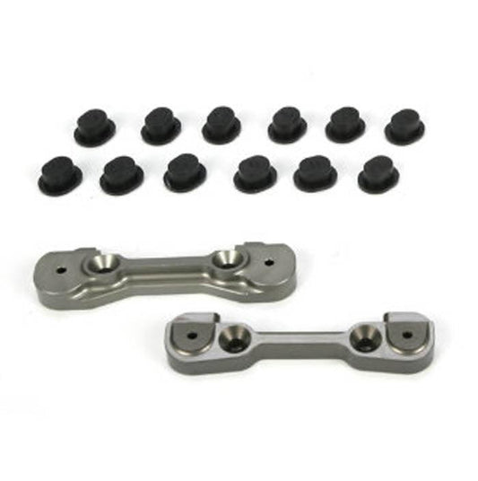 Losi LOSB4112 Adjustable Front Hinge Pin Holder Set TEN-T 810 TEN-SCTE - PowerHobby