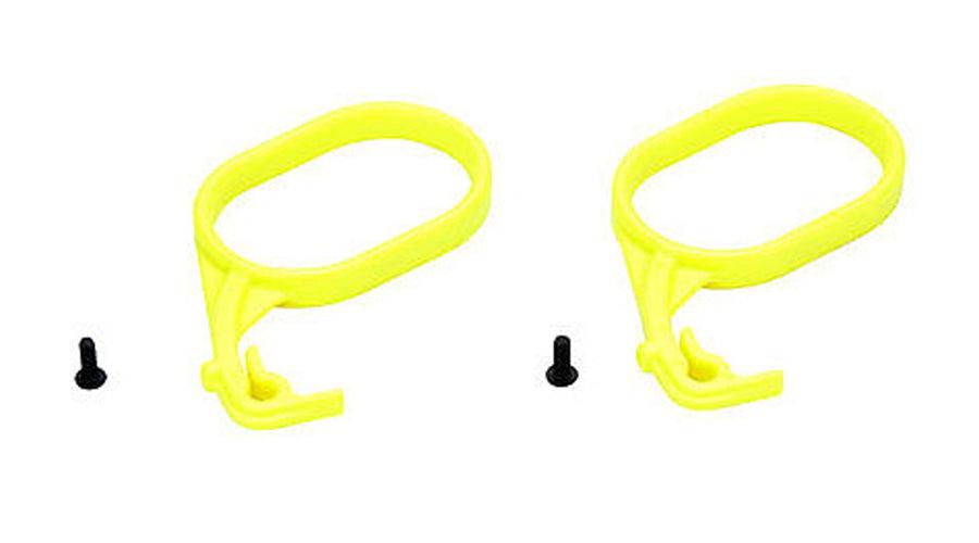 Losi LOSB5011 8ight 3.0 2.0 Fuel Tank Lid Pull Set Fluorescent Yellow 2 - PowerHobby