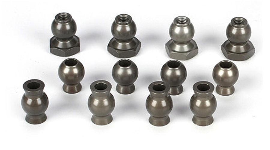 Losi LOSB5904 Camber & Steering Pivot Ball Set (12): 5IVE-T - PowerHobby