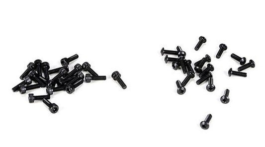 Losi LOSB6450 Wheel Screw Set, 3x10mm BH & Cap (20ea): 5IVE-T - PowerHobby