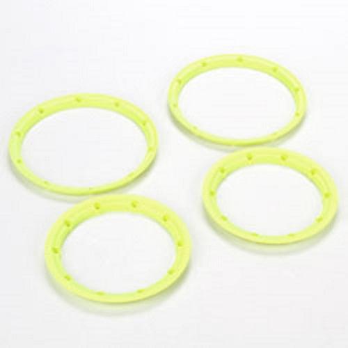 Losi LOSB7037 Beadlock Set Inner & Outer Yellow (2) 5ive-T - PowerHobby