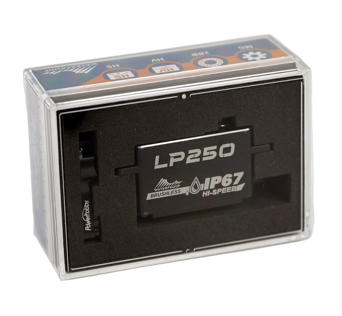 Powerhobby LP250 19KG Programmable Waterproof Low Profile Hi-Speed Servo - PowerHobby