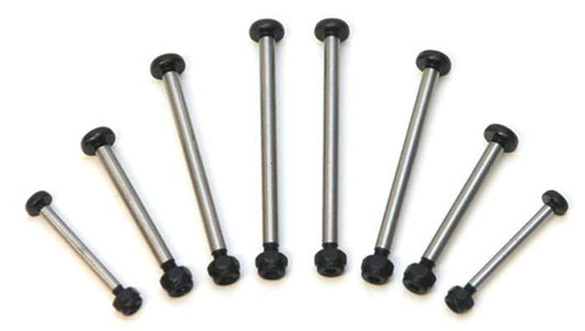 STRC ST3640BK Steel Locknut Style Hinge Pin Set (Black) Traxxas Slash / Stampede - PowerHobby