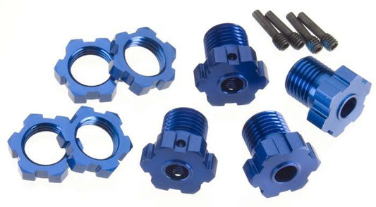 Traxxas 5353X 17mm Wheel Hubs & Nuts (4) T-Maxx Revo E-Revo E-Maxx Summit - PowerHobby