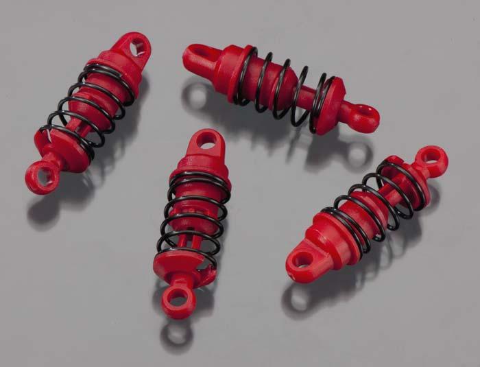 Traxxas 7560 LaTrax Rally Shocks Oil-Less Assembled w / Springs (4) - PowerHobby