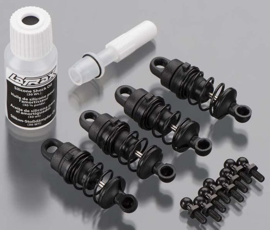 Traxxas 7561 LaTrax Rally Shocks Oil-Filled Assembled w / Springs (4) - PowerHobby