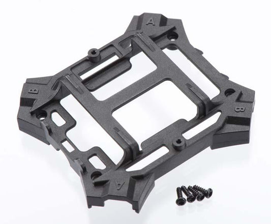 Traxxas LaTrax 6624 Main Frame Lower/Screws Black Alias - PowerHobby