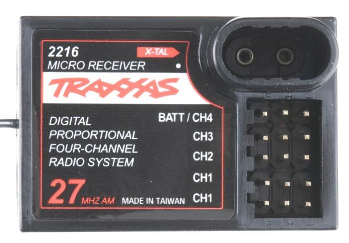 Traxxas 2216 Micro 4-Channel 4CH Receiver Rustler Slash Revo - PowerHobby