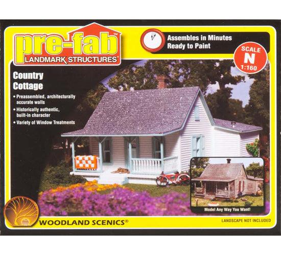 Woodland Scenics PF5206 N Country Cottage Structure Kit - PowerHobby