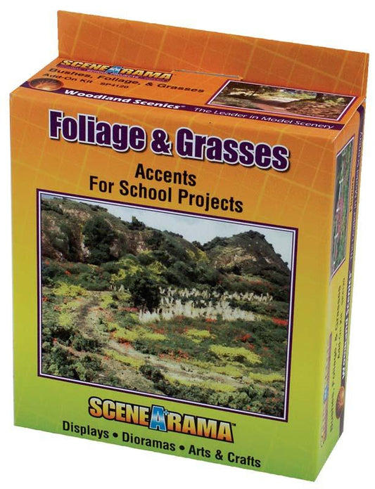 Woodland Scenics SP4120 N/HO Foliage & Grasses Kit Train Scenery - PowerHobby