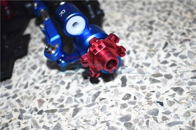 GPM ALUMINUM WHEEL HEX (+6MM)+ WHEEL LOCK Arrma Limitless RED - PowerHobby