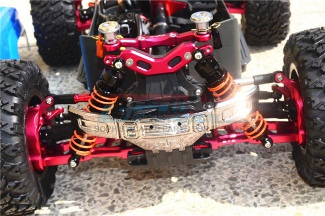 GPM ALUMINUM FRONT HEAVY-DUTY Shokcs 102mm Arrma Arrma Senton Bigrock Typhon RED - PowerHobby