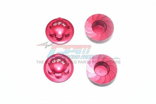 GPM MAK005-RED ALUMINUM WHEEL LOCK Arrma Kraton OUTCAST TALION SENTON - PowerHobby