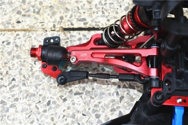 GPM ALUMINUM FRONT UPPER ARMS ARRMA 1/7 MOJAVE 6S BLX RED - PowerHobby