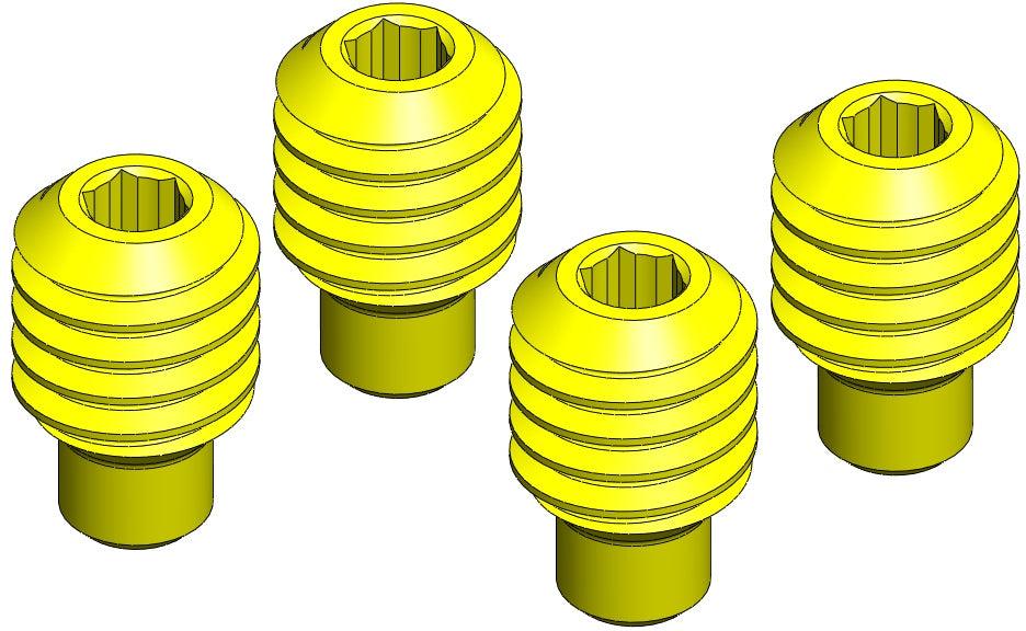 MIP 99060 HW/SHSS M4x.099 Pin Screw (4) Slash - PowerHobby