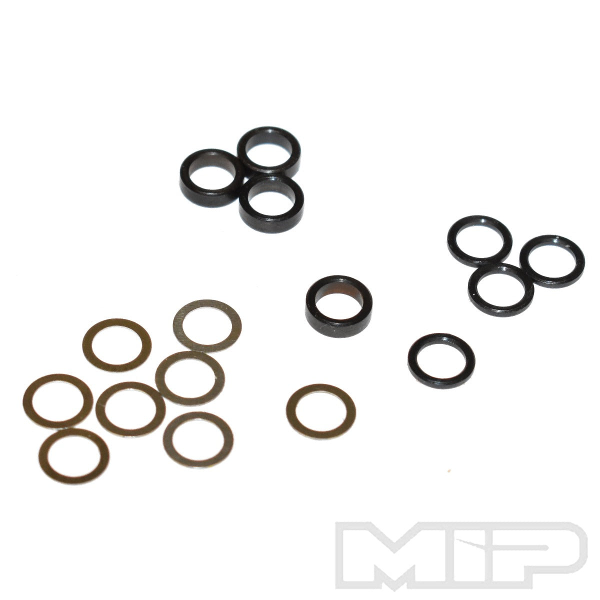 MIP 20050 5mm Steel Spacer Kit .25mm, 1.0mm, & 2.3mm - PowerHobby