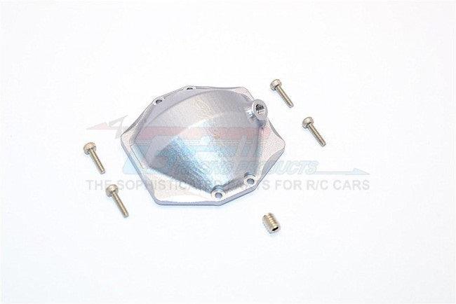 GPM ALUMINUM F/R COVER ORIGINAL AXLE HOUSING AXIAL SMT10 GRAVE DIGGER GUN SILVER - PowerHobby