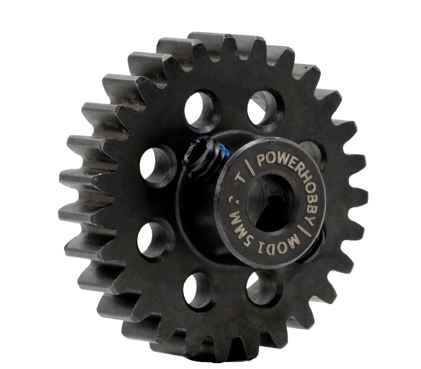 Powerhobby Hardened Steel 26T Mod1 5mm Pinion Gear Mod 1 Speed Run / Drag Racing - PowerHobby