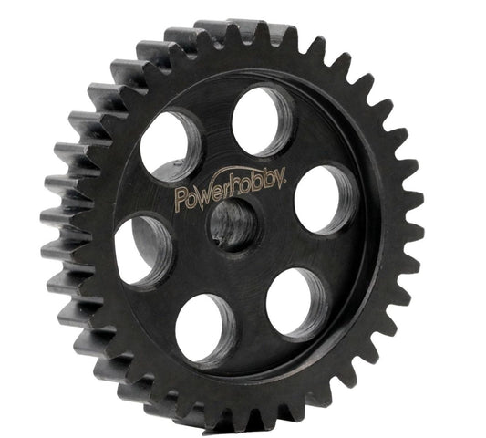 Powerhobby Hardened Steel 35T Mod1 5mm Pinion Gear Mod 1 Speed Run / Drag Racing - PowerHobby