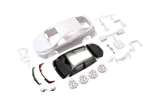 Kyosho MZN191 Toyota PRIUS PHV White Mini-Z body set (w/Wheels) - PowerHobby