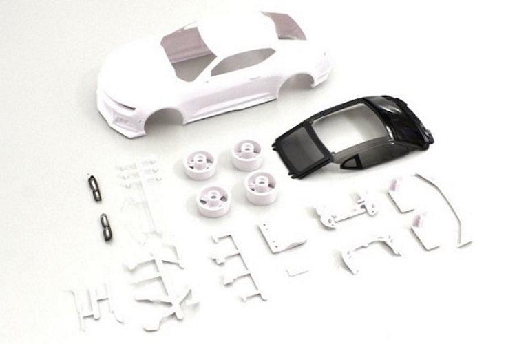 Kyosho MZN199 CHEVROLET CAMARO ZL1 WhiteBodySetw/Wheel Mini-Z - PowerHobby