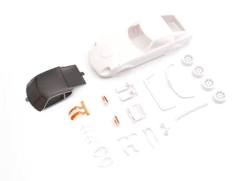 Kyosho MZN217 NISSAN Fairlady 240ZG White Body set (w/Rim for AWD) - PowerHobby