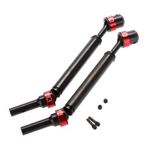 Hot Racing NRO288V02 Steel CV Splined Drive Shaft Red/Black (2) Arrma Nero - PowerHobby