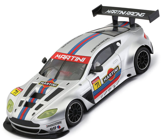 NSR Aston Martin Vantage GT3 Martini Racing Silver Sidewinder Slot Car 1/32 - PowerHobby