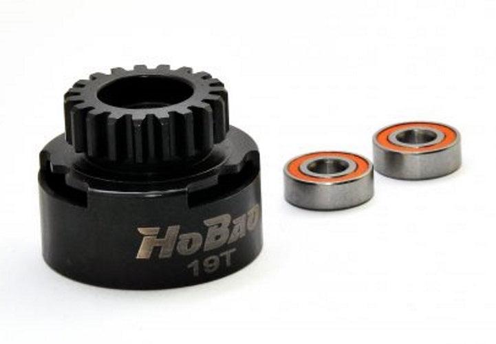 Hobao OP-0018 CNC Clutch Bell 19T w/5x12mm Bearing Ofna Hyper MT Hyper Mte - PowerHobby