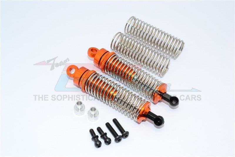 GPM ALUMINUM FRONT / REAR DAMPER 57MM TRAXXAS LATRAX SST ORANGE - PowerHobby