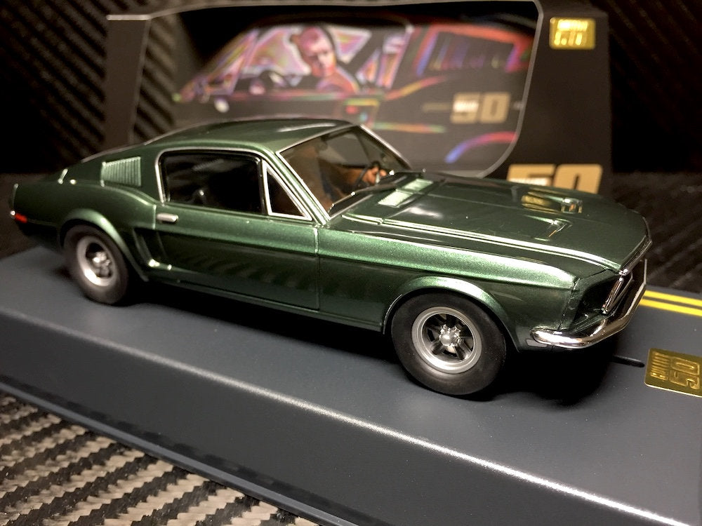 Pioneer BULLITT Ford Mustang 50th Anniversary Scalextric 1/32 Slot Car DPR P085 - PowerHobby