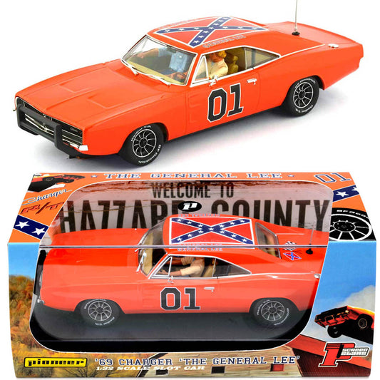 Pioneer Dukes of Hazzard General Lee Dodge Charger Scalextric1/32 Slot Car DPR - PowerHobby