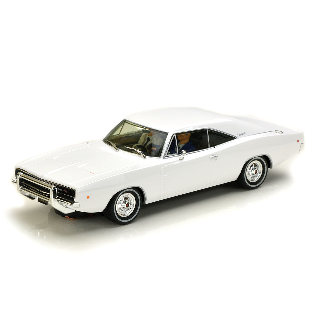 Pioneer Dodge Charger Hemi 426 White P149 1/32 slot Car for Scaelxtric DPR - PowerHobby