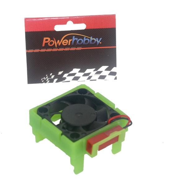 Powerhobby Cooling Fan FOR Traxxas Velineon VXL-3 ESC Green - PowerHobby