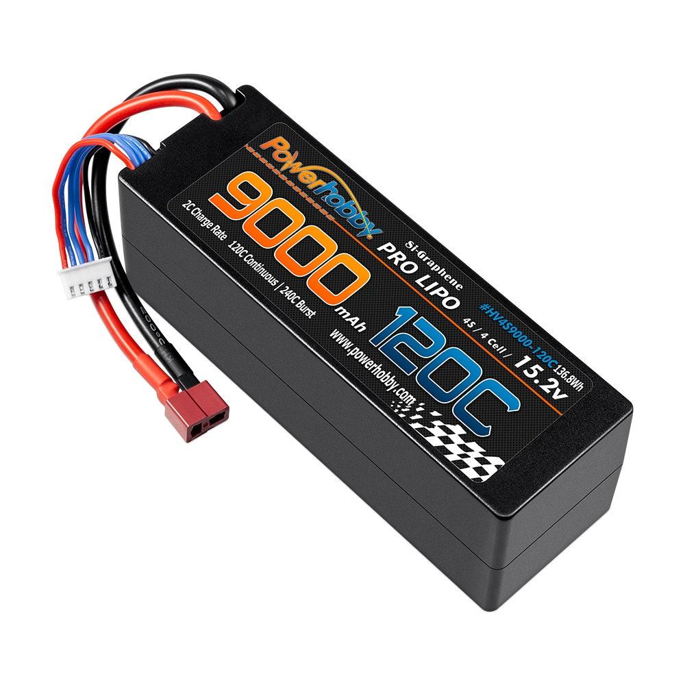 Powerhobby 4S 15.2V 9000mah 120c Graphene Lipo Battery w Deans Plug - PowerHobby