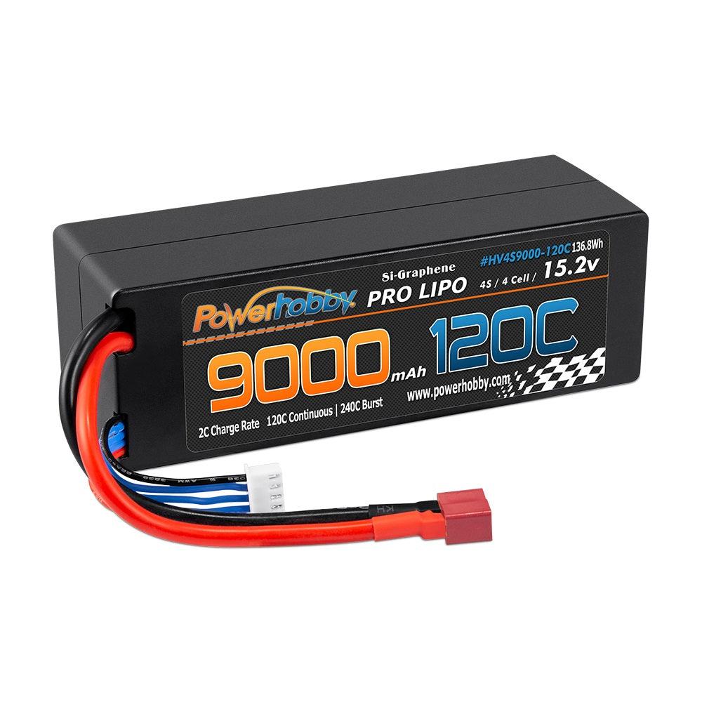 Powerhobby 4S 15.2V 9000mah 120c Graphene Lipo Battery w Deans Plug - PowerHobby