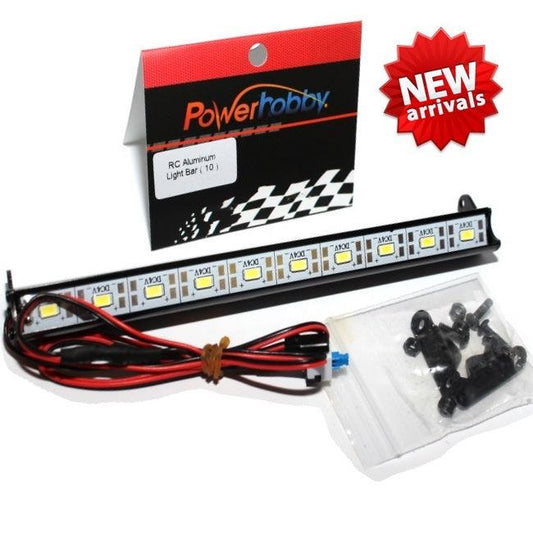 Powerhobby 10 LED 170mm RC Aluminum Light Bar Kit - PowerHobby