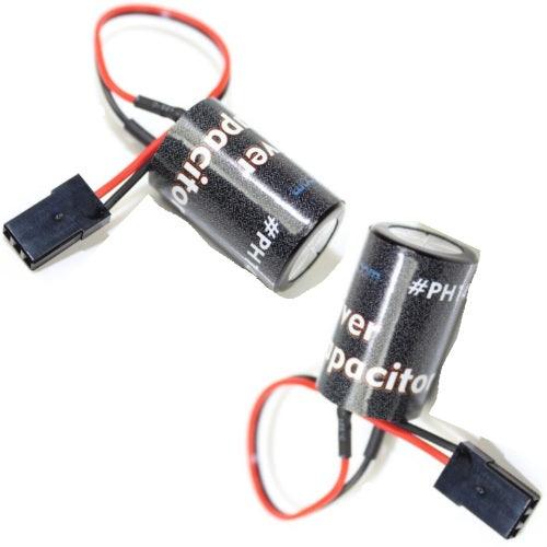 Powerhobby Glitch Buster Power Capacitor (2) Savox Hitec Futaba Spektrum - PowerHobby