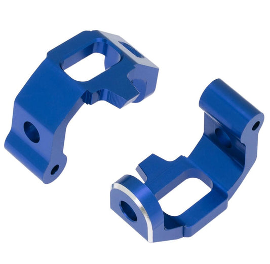 PowerHobby Aluminum Caster Blocks C-Hubs FOR Traxxas 4Tec 2.0 3.0 Blue - PowerHobby