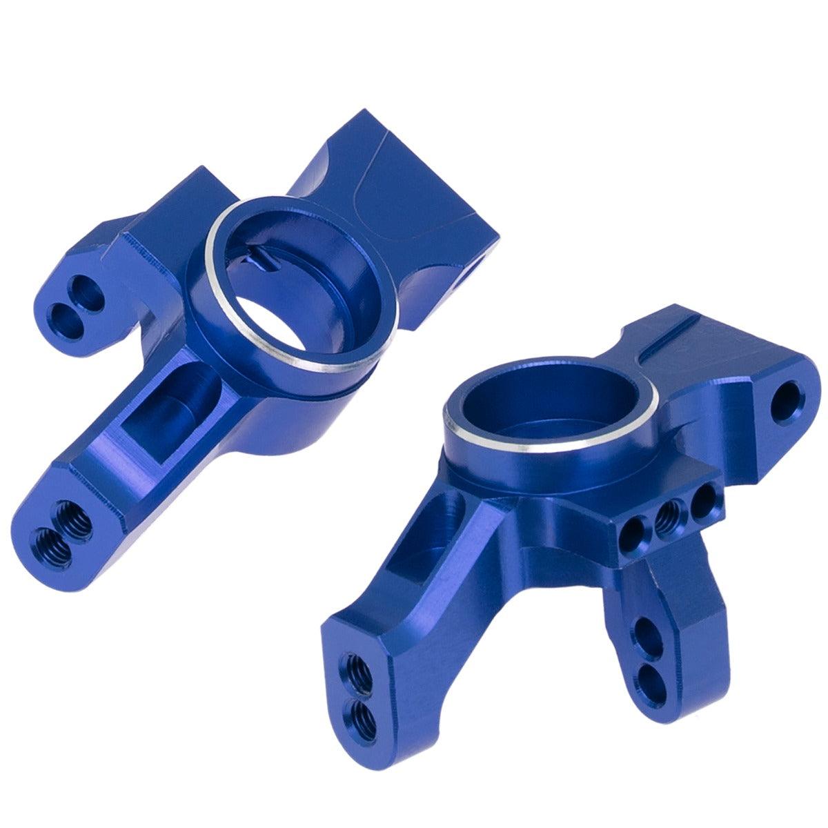 PowerHobby Aluminum Rear Carriers stub axle FOR Traxxas 4Tec 2.0 3.0 Blue - PowerHobby