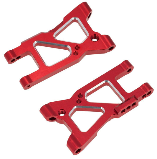 PowerHobby Aluminum Rear lower Suspension Arm FOR Traxxas 4-Tec 2.0 3.0 Red - PowerHobby