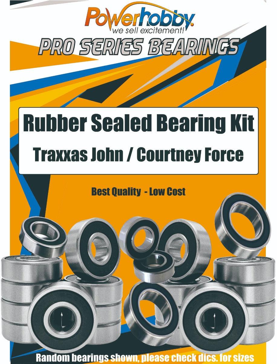 PowerHobby Pro Series Rubber Sealed Bearing Kit FOR Traxxas John / Courtney Force - PowerHobby