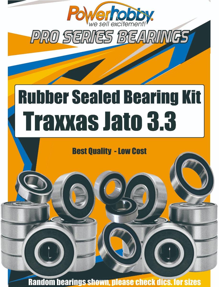 PowerHobby Pro Series Rubber Sealed Bearing Kit FOR Traxxas Jato 3.3 (55077) - PowerHobby