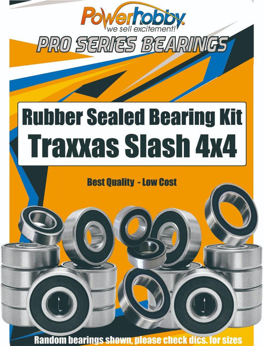 PowerHobby Pro Series Rubber Sealed Bearing FOR Traxxas Slash 4x4 / Telluride - PowerHobby