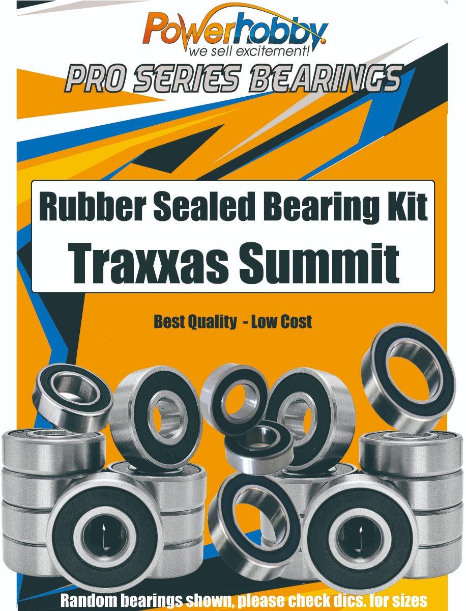 PowerHobby Pro Series Rubber Sealed Bearing Kit FOR Traxxas Summit (#5607) - PowerHobby