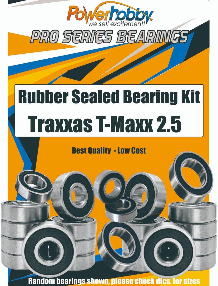 PowerHobby Pro Series Rubber Sealed Bearing Kit FOR Traxxas T-Maxx 2.5 - PowerHobby