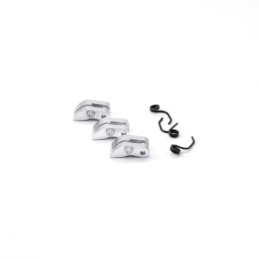 Powerhobby Aluminum 3-Shoe Clutch Shoes with Springs Silver - PowerHobby