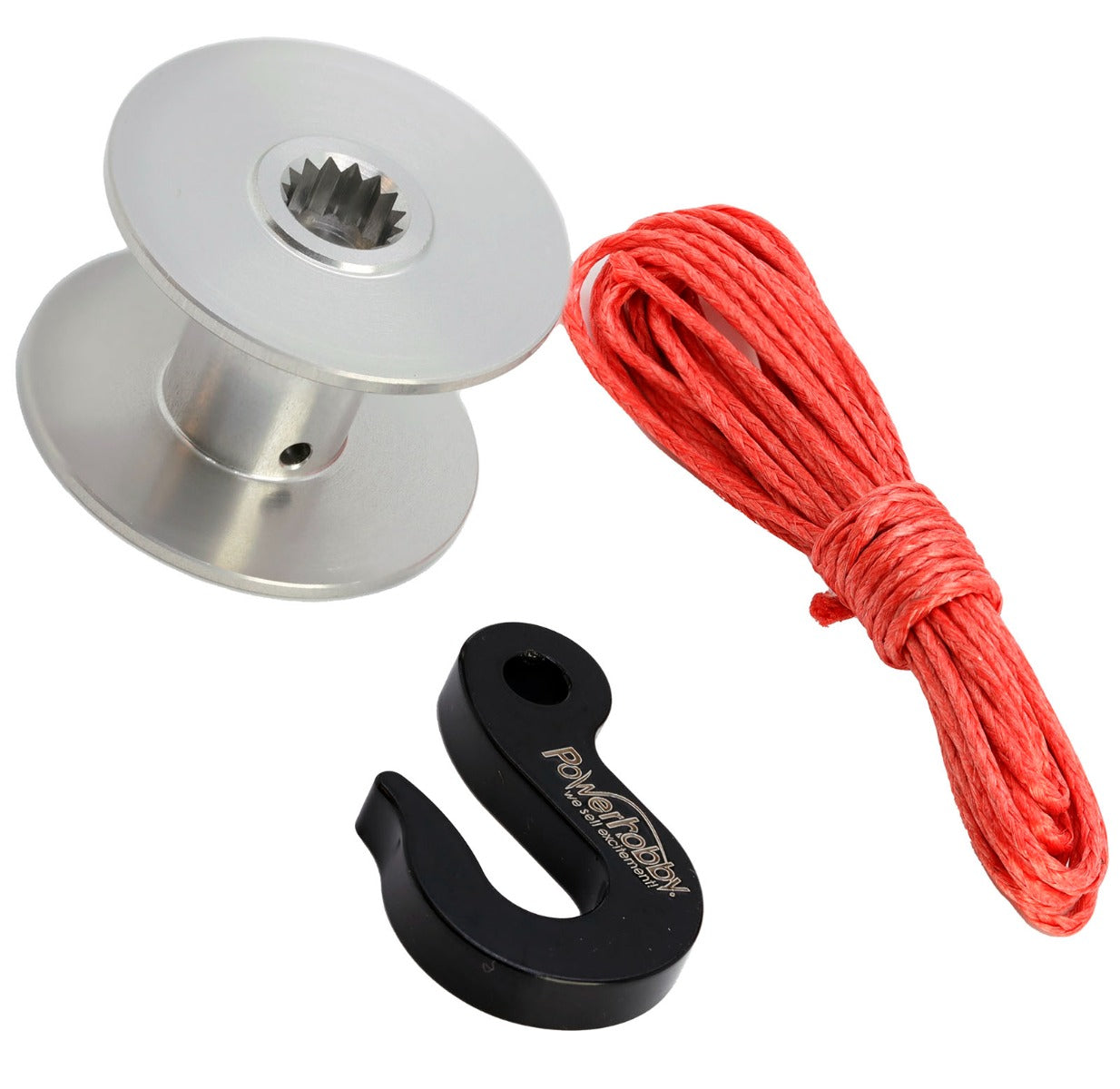 Powerhobby 15T Servo Winch Spool Kit for 1/5 crawler servo - PowerHobby